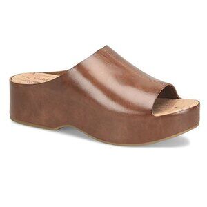 Yazmin Dark Brown Wedge